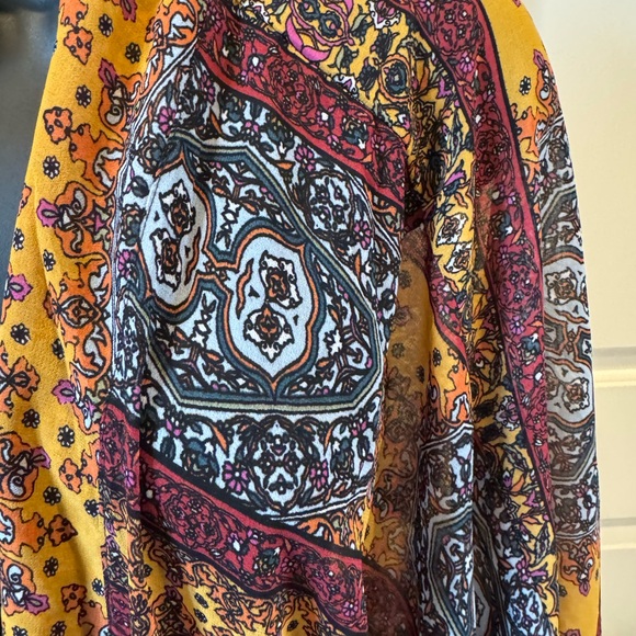 ONE WORLD Vibrant Multicolor Kimono - Picture 3 of 4